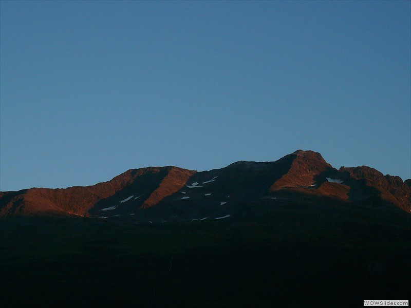 Sunrise on the mountains Sunrise on the mountains