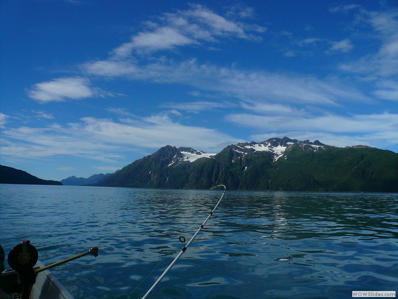 Mountain view from the boat Mountain view from the boat